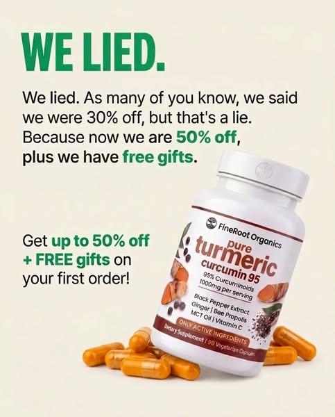 Clinically Dosed Turmeric with No Fillers