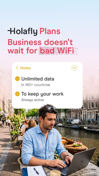 Enjoy unlimited data in 160+ countries.