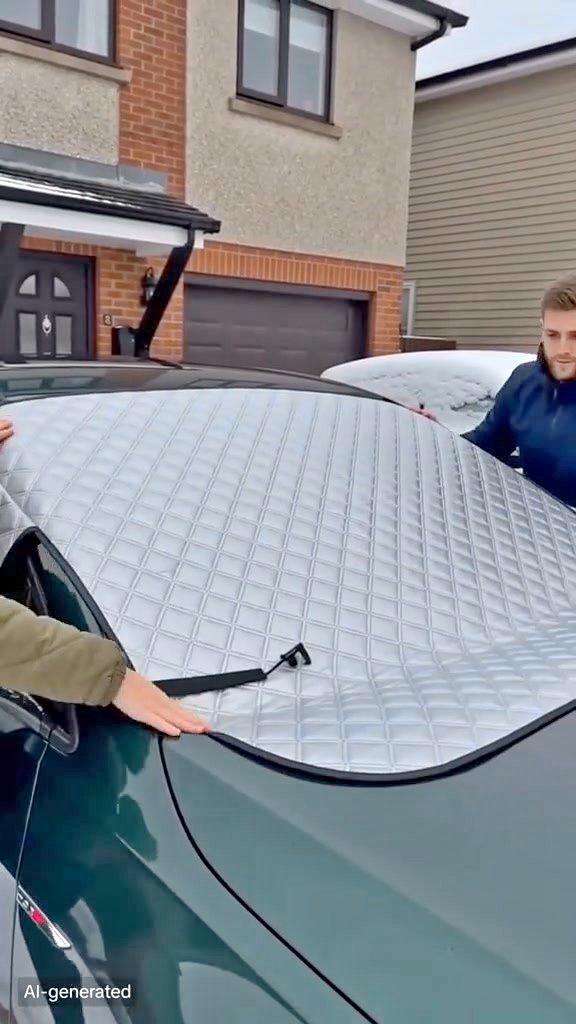 LAST DAY SALE ONLY ￡15.99!!Clear Your Windshield Instantly! Magnetic Frost & Snow Cover