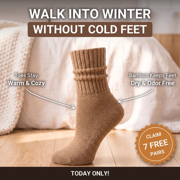 Cozy Bamboo Sweater Socks