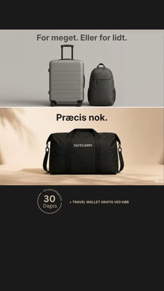 Præcis nok til weekenden