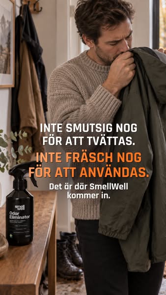 Luktar din regnjacka fortfarande efter att den har torkat?