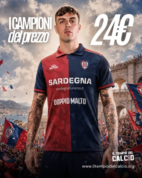 PROMO MAGLIA CAGLIARI AL 20%