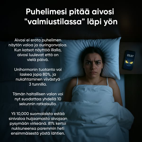 Yksinkertaisin ja nopein ratkaisu uniongelmiin