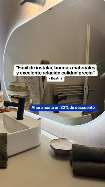 Espejos de lujo a un precio asequible.