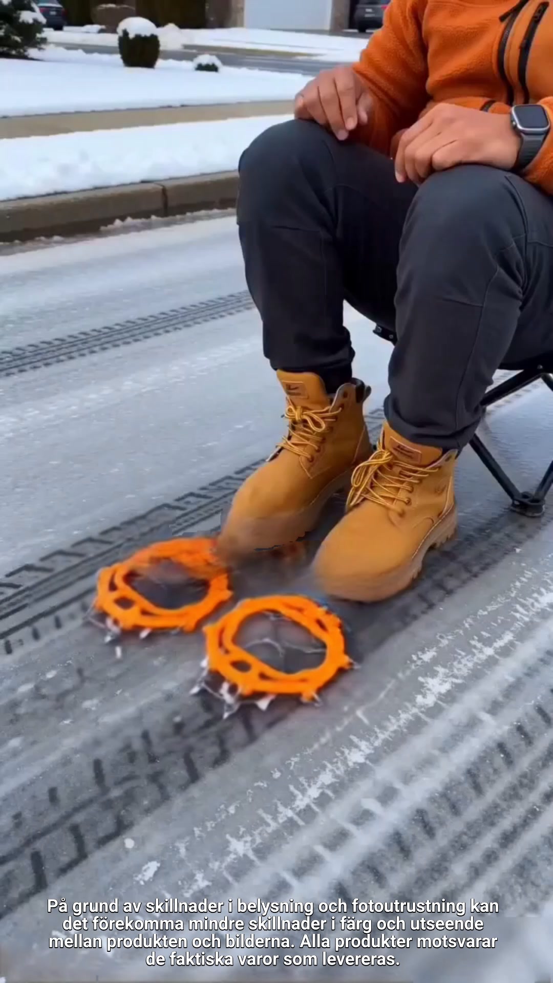 Gå tryggt på hala trottoarer