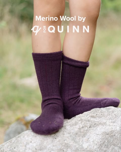 Merino Wool Socks for Chilly Little Feet.