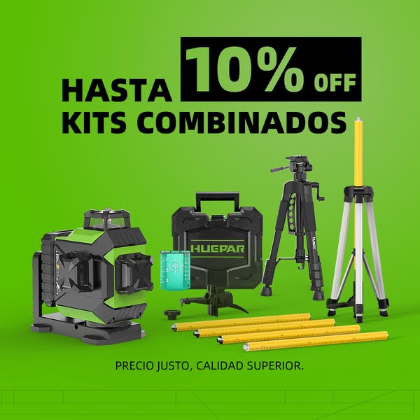 10% de descuento en toda la web, código de descuento: Huepar