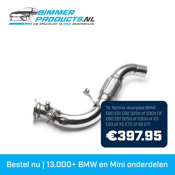 TA Technix downpipe BMW E90 E91 E92 325d of 330d OF E60 E61 525d of 530d of X3 E83 of X5 E70 of X6 E71