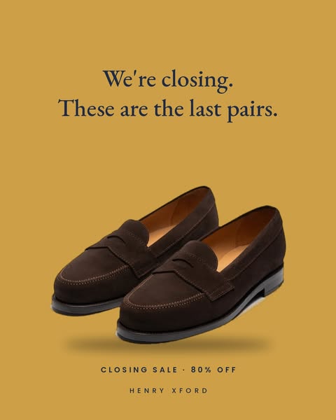 Closing Sale: 80% Off