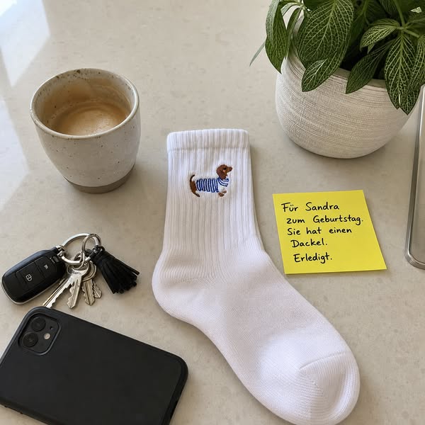 Dackel-Geschenk. Sortiert.