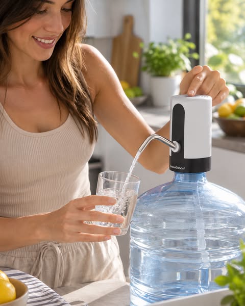 Dispensador Automático — Água com um toque.