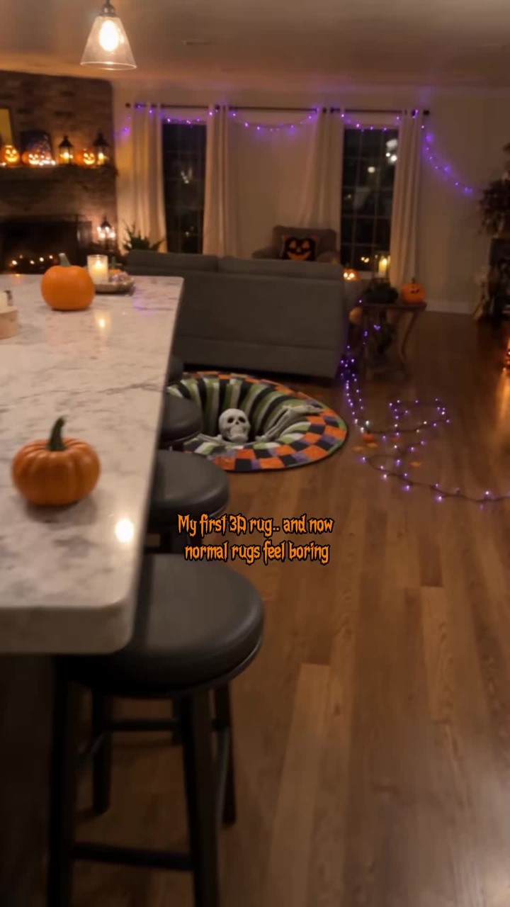 Halloween Round Rug