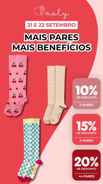Meias de Compressão Divertidas