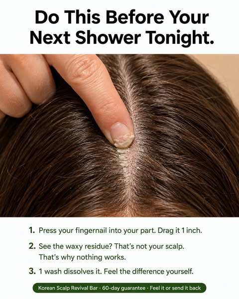 Korean Scalp Revival Bar — Dissolves Years Of Buildup In 60 Seconds