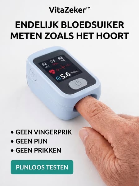 Nooit meer die vervelende prikjes in uw vingers
