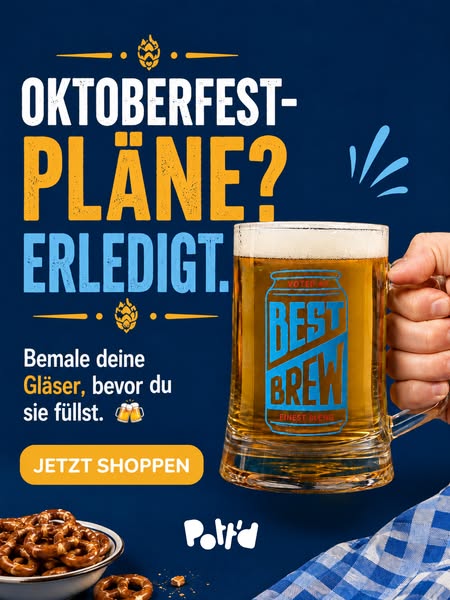 Gestalte dein eigenes Bierglas