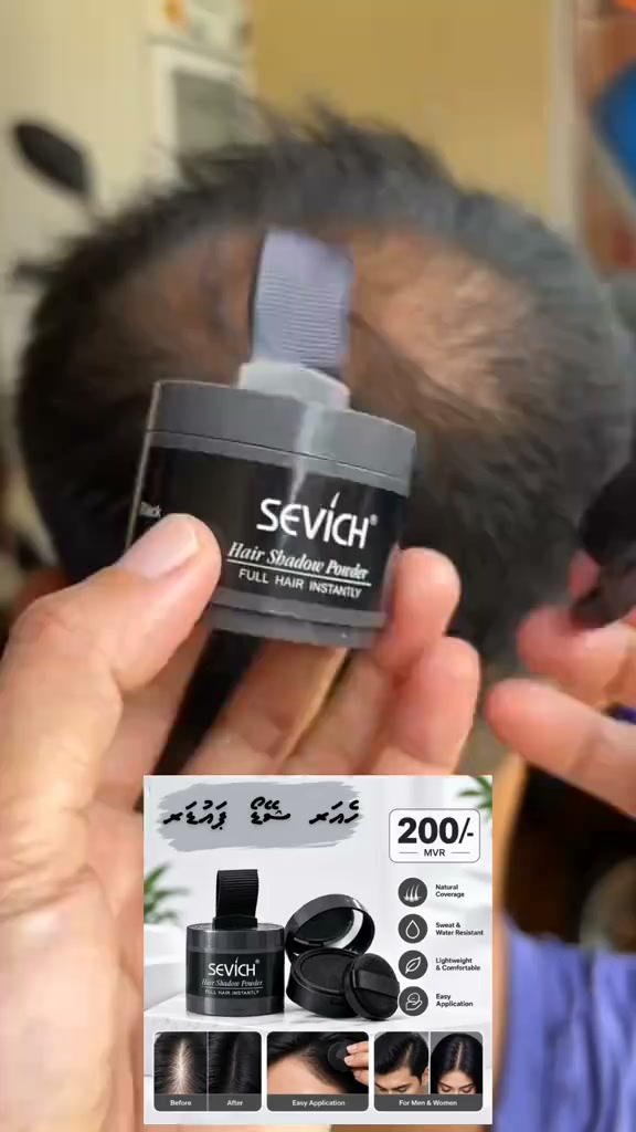 Root Touch Up Hair Powder – Waterproof Gray Coverage