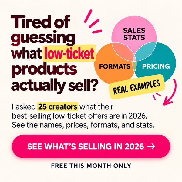 The 2026 Low-Ticket Census FREE