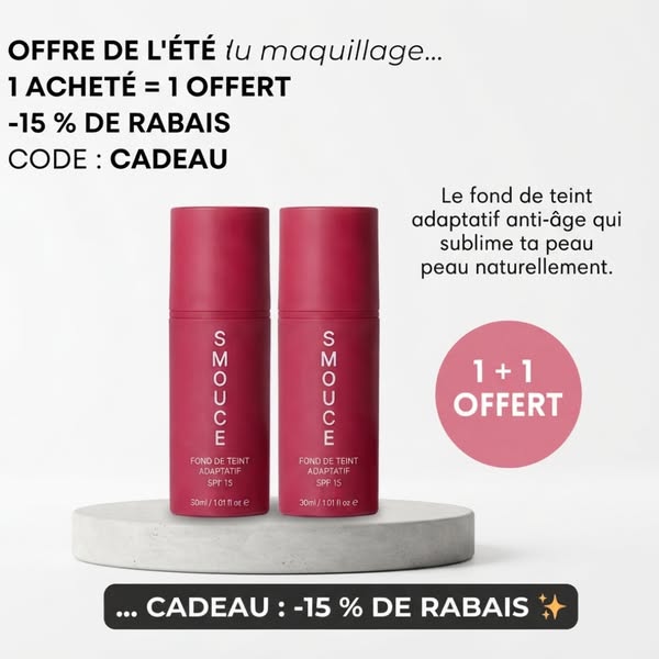 1 acheté = 1 offert