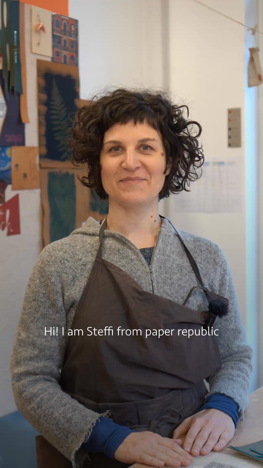 Steffi at work