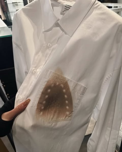 Ma chemise ce matin. Encore...
