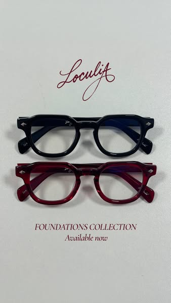 Hand Finished Acetate Frames. $210.