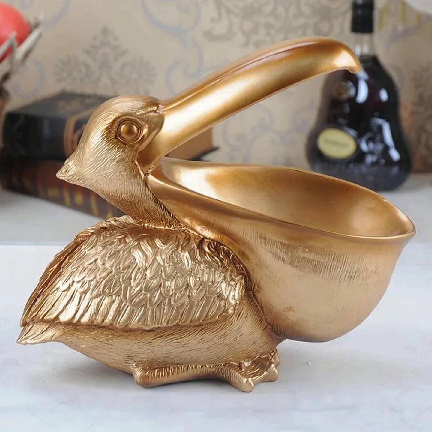 Pelican Storage Sculpture, 8.9 Inches