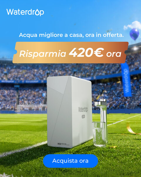 Waterdrop X12: Osmosi Inversa Alcalina Veloce