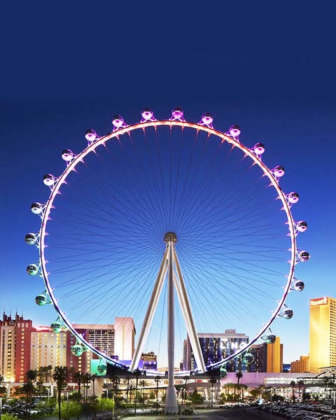 High Roller: Vegas Views, 550 Feet Up!