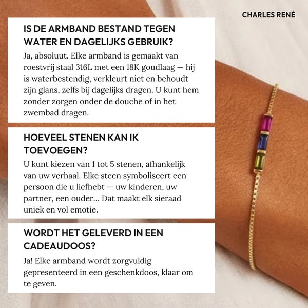 Elke steen staat voor iemand die voor u belangrijk is