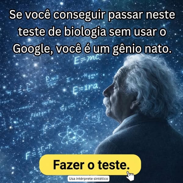 Você Passaria Neste Quiz de Biologia?
