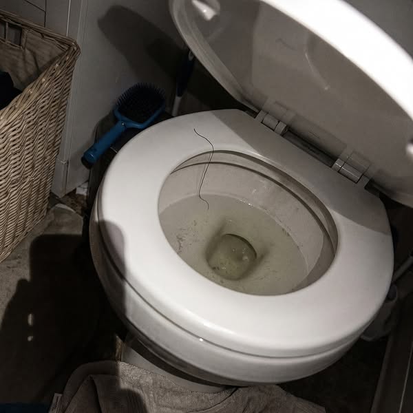 The thing Melissa found in the toilet