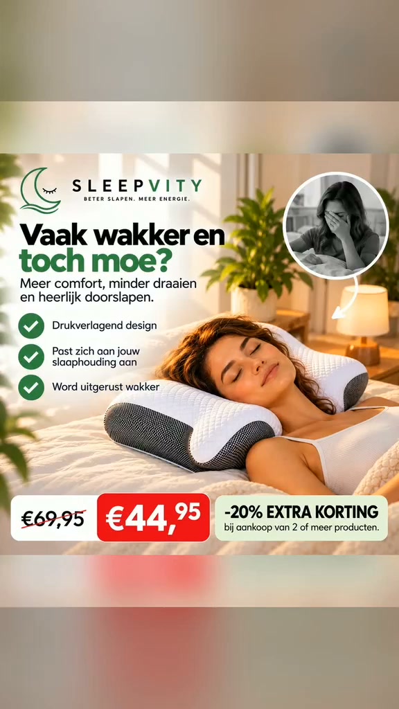 Geef je nachtrust een upgrade met het ErgoDream Hoofdkussen