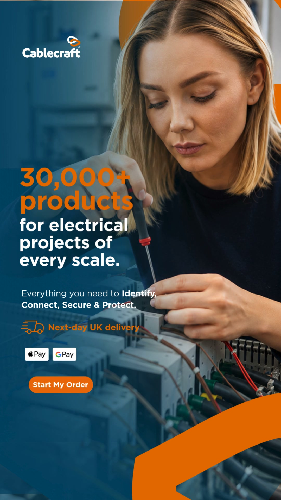 30,000 products for cable and electrical jobs