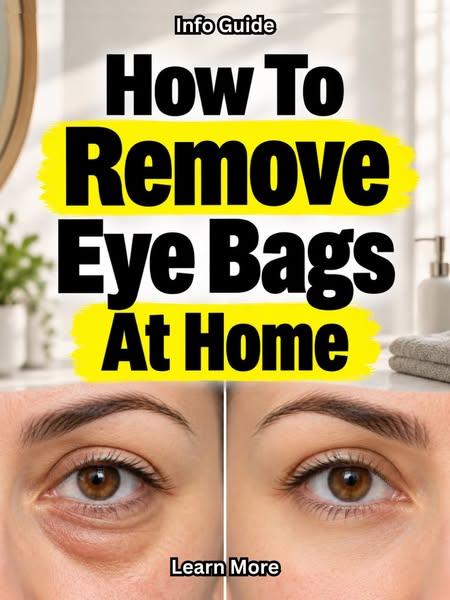 Reduce Eye Bags Naturally At Home - Learn More