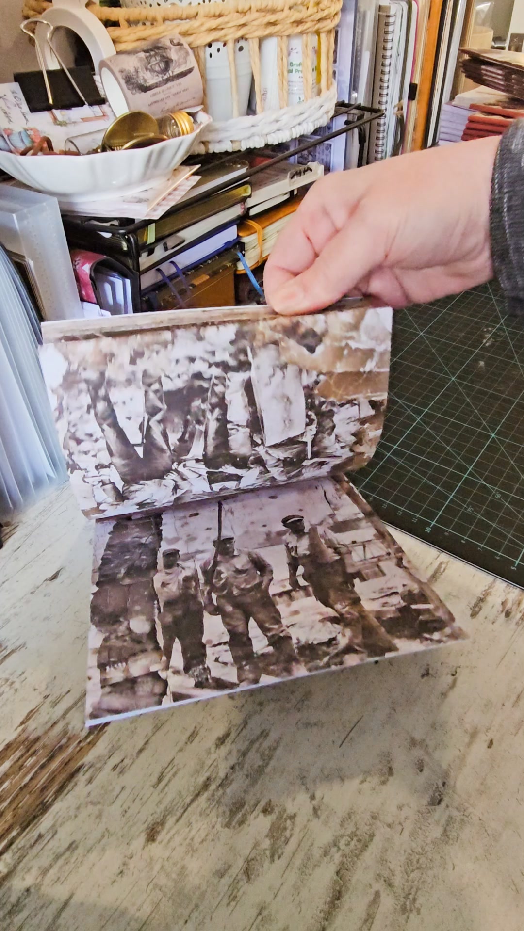 Vintage Photographs Paper - Scrapbooking