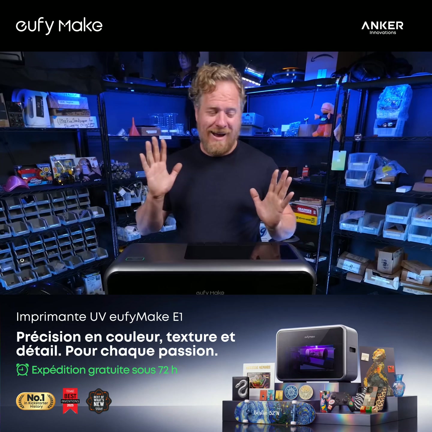 Imprimante UV eufyMake E1 : Complétez votre studio de création