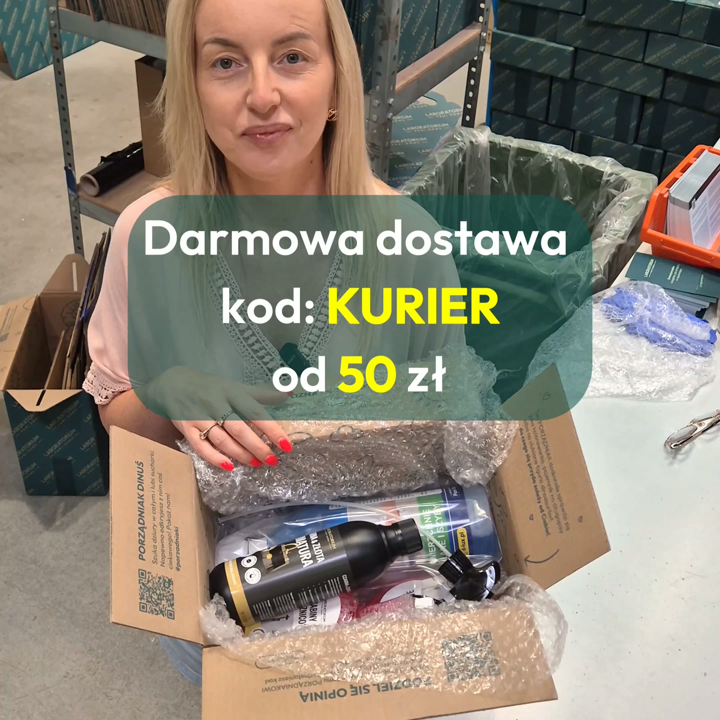 Kod KURIER = bezpłatna dostawa od 50 zł!