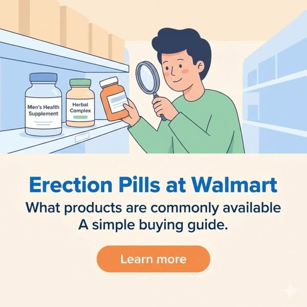 Learn general information about erection pills commonly found at Walmart, including typical product types and factors to consider when revie