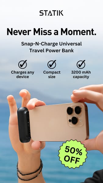 Snap it. Charge it.