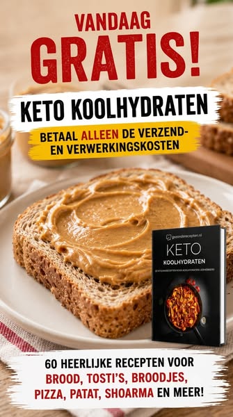 Keto Koolhydraten Kookboek (Gratis Vandaag!)