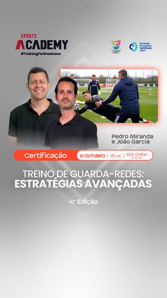 Quero Especializar-me em Guarda-Redes