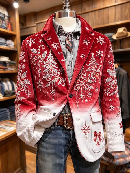A Christmas Jacket That Actually Has Personality.