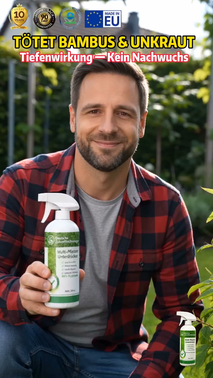 Bio-Unkraut & Bambus Vernichter: 3 Stück jetzt für nur 58.00€!