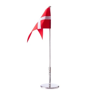 30 cm forkromet bordflag - Nordahl Andersen