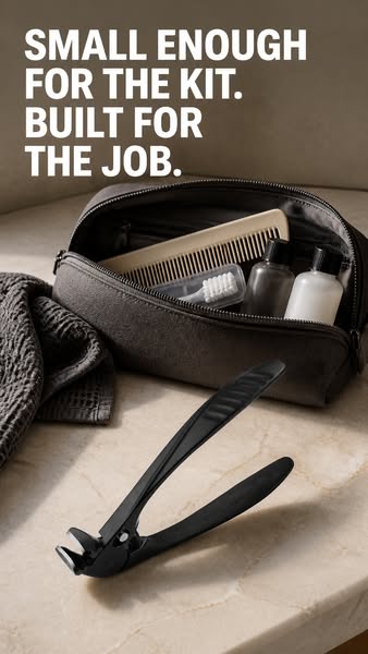 Compact Grooming, Wide-Jaw Design