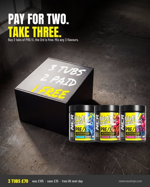 Buy 2 Tubs, Get 1 Free