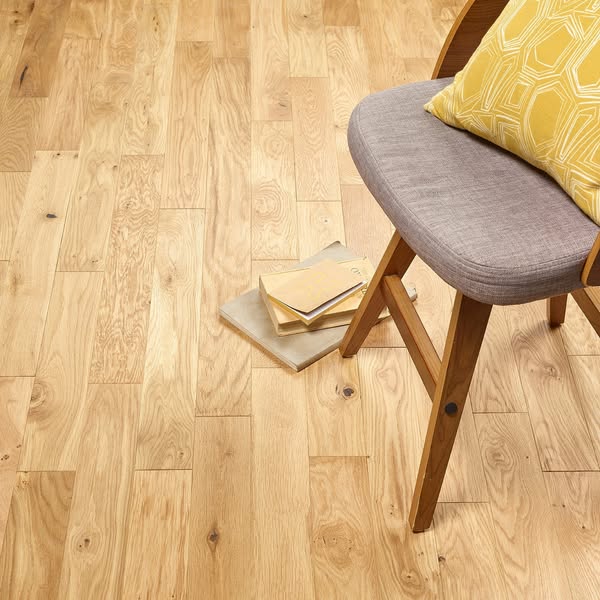 Natural Oak Brushed & Oiled 90mm Wide Plank