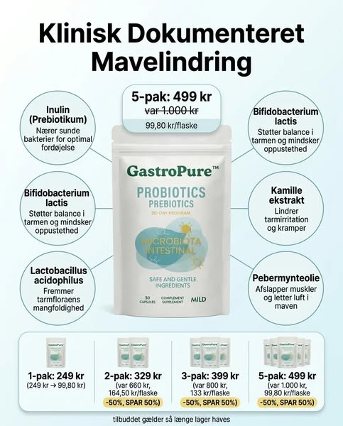 98% Reduktion i Oppustethed – Klinisk Dokumenteret